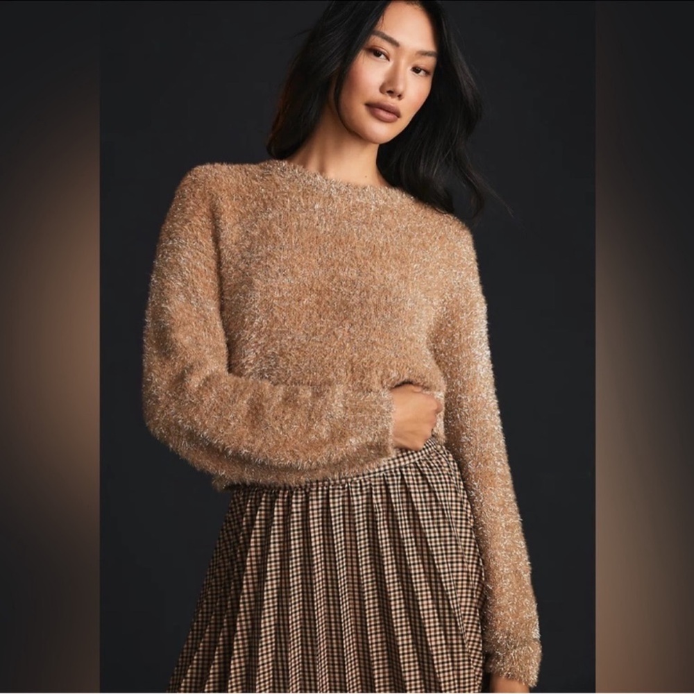 NWOT Maeve for Anthropologie tinsel sweater